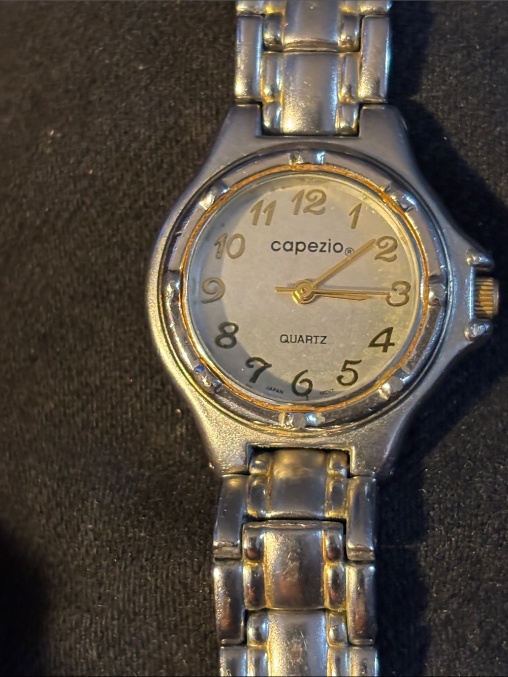 Capezio Silver and Gold Accent Women's Bracelet Watch